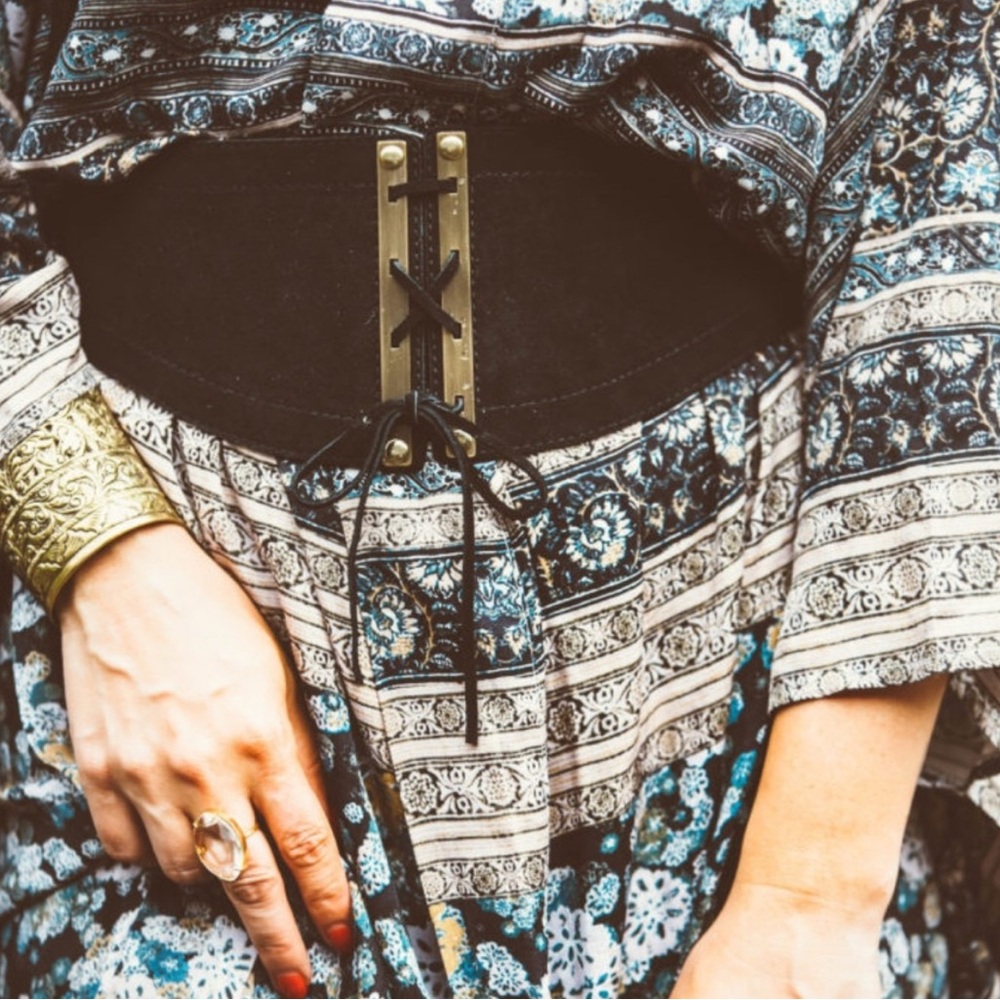 NEW / Black Waist Belt
